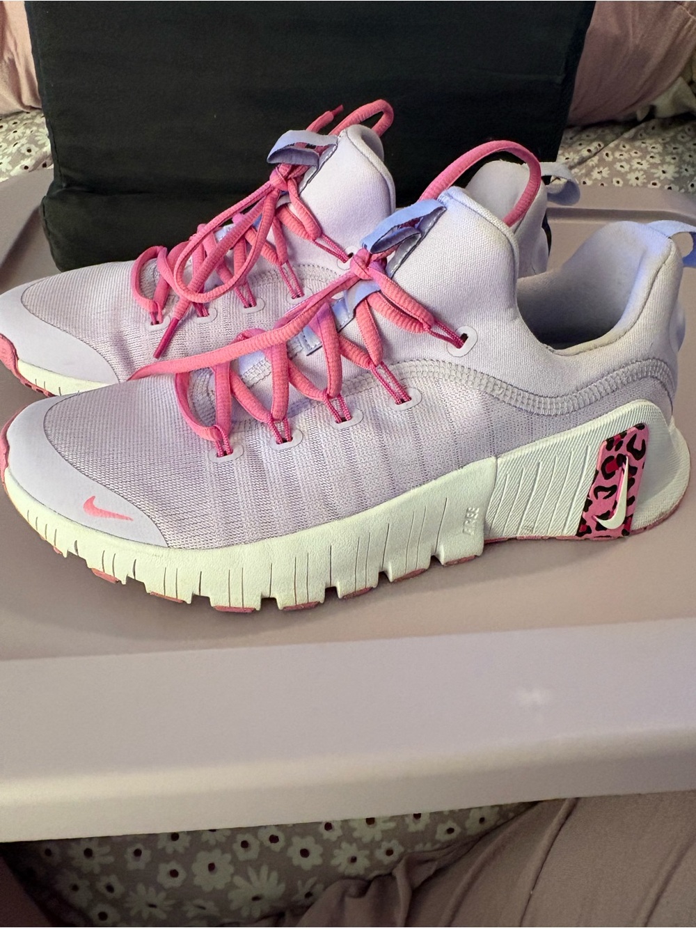 Nike Women’s Lavender and Pink Training Sneakers